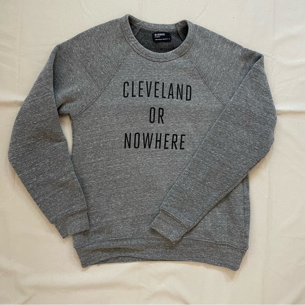 Cleveland or Nowhere Men’s Crewneck sweater size medium